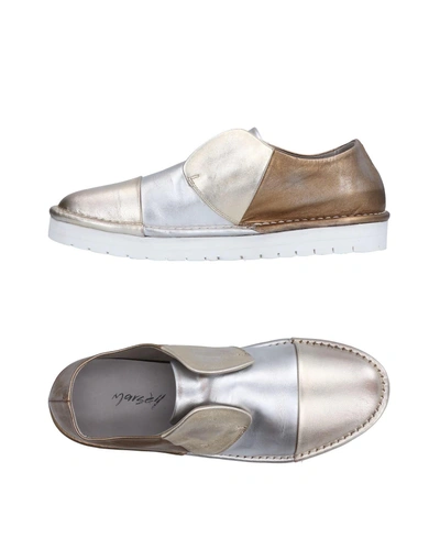 Shop Marsèll Loafers In Platinum