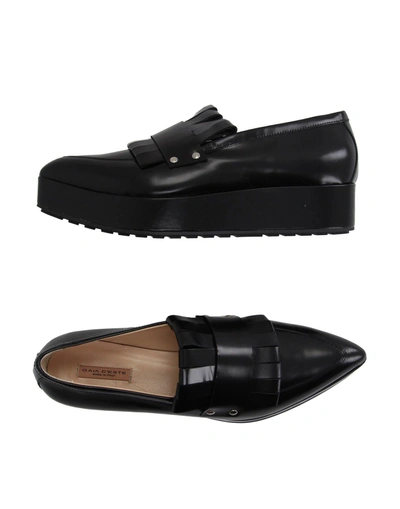 Shop Gaia D'este Loafers In Black