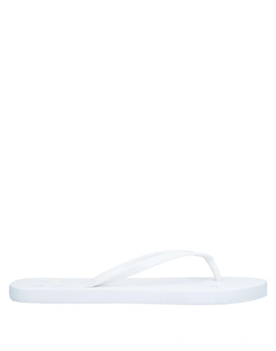 Shop Rick Owens Flip Flops In White