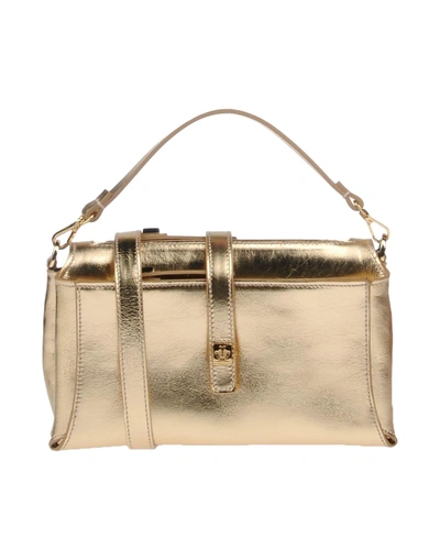 Shop Giancarlo Petriglia Handbags In Gold