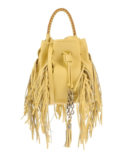 Shop Sara Battaglia Handbag In Yellow
