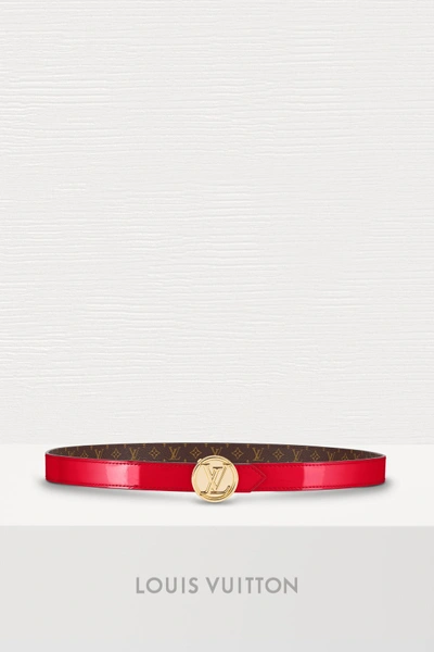 Shop Louis Vuitton Lv Circle 20mm Reversible Belt