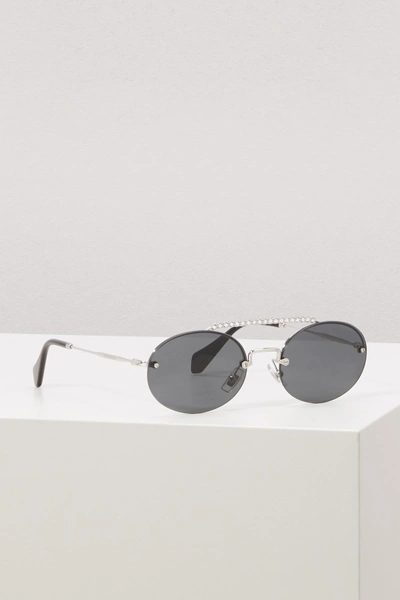 Shop Miu Miu Special Evolution Sunglasses