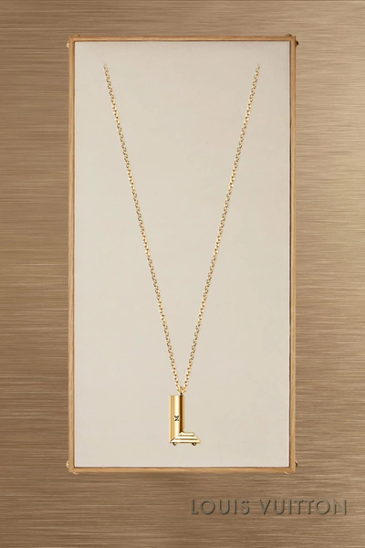Authenticated Used LOUIS VUITTON Louis Vuitton LV & ME V necklace gold  M61077 LE1129 