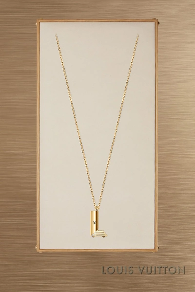 Louis Vuitton 2018-19FW Lv & Me Necklace Letter F (M61056)