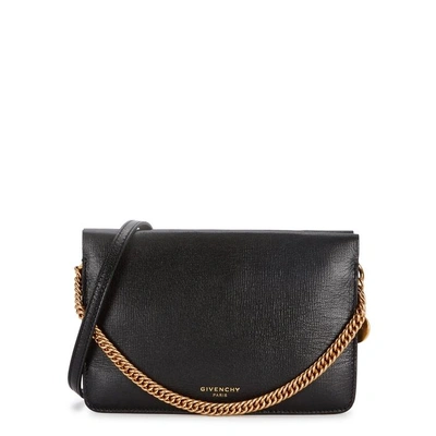 Shop Givenchy Cross3 Black Leather Cross-body Bag