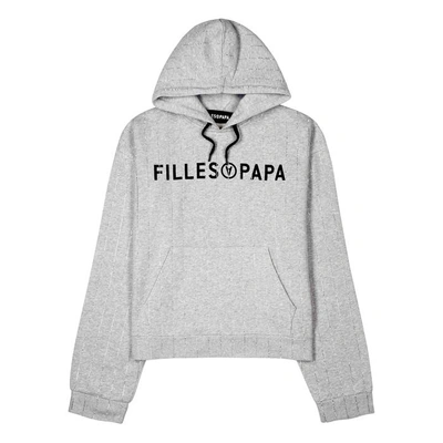 Shop Filles À Papa Tracy Crystal-embellished Sweatshirt In Grey