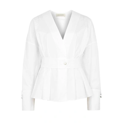 Shop By Malene Birger Filonas White Cotton Shirt