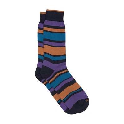Shop Duchamp London Shade Stripe Sock