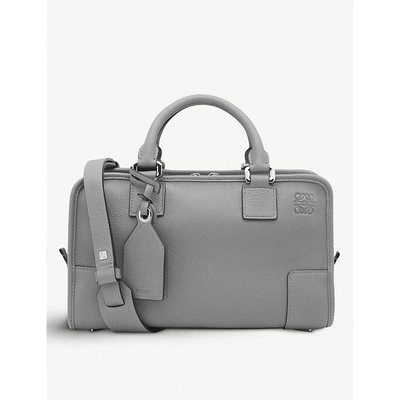 Shop Loewe Smoke Grey Amazona 28 Leather Tote Bag