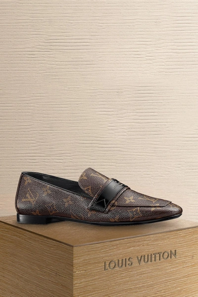 Shop Louis Vuitton Upper Case Loafer In Cacao