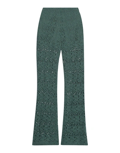 Shop Miguelina Casual Pants In Green