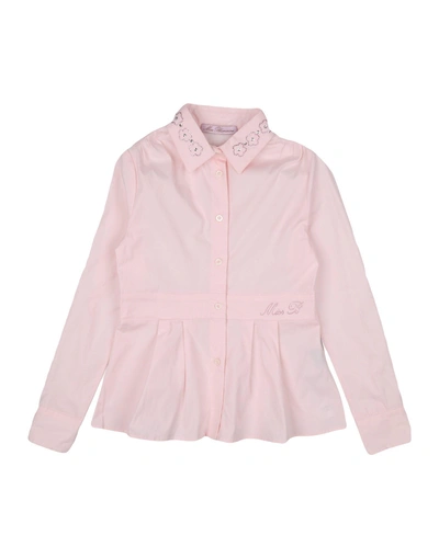 Shop Miss Blumarine Solid Colour Shirts & Blouses In Pink