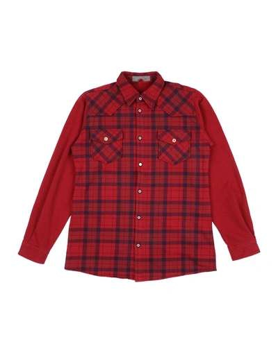 Shop Officina 51 Checked Shirt In Red