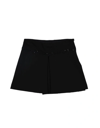 Shop Ermanno Scervino Junior Skirt In Black