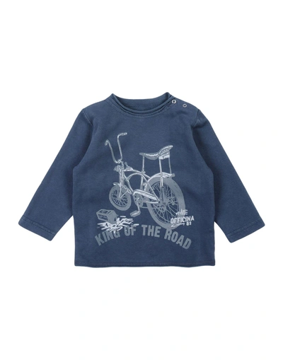 Shop Officina 51 Sweatshirt In Slate Blue
