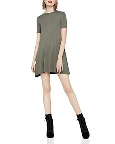 Shop Bcbgeneration A-line Dress In Dusty Olive