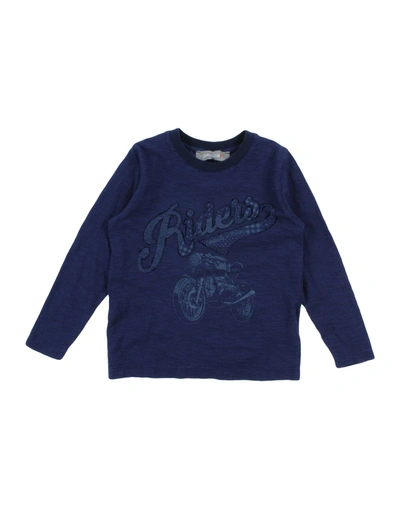 Shop Officina 51 T-shirt In Dark Blue