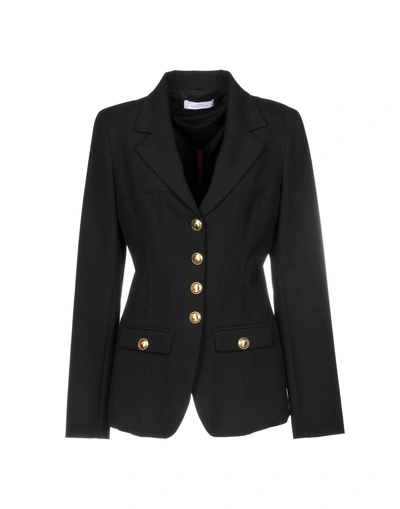 Shop Versace Sartorial Jacket In Black