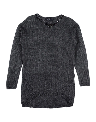 Shop Miss Blumarine Sweater In Steel Grey
