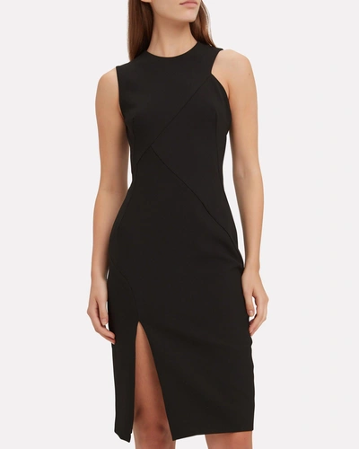 Shop Versace Front Slit Dress