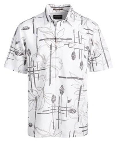 Shop Quiksilver Men's Paddle Out Short Sleeve Shirt In White