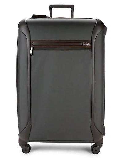 Shop Tumi Large Trip Luggage In Grey Brown