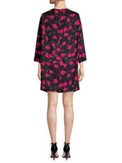 Shop Marc Jacobs Women's Geometric Shift Dress In Fuchsia Multi