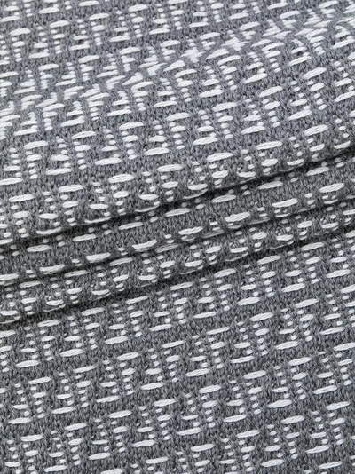 Shop Fendi Monogram Scarf - Grey