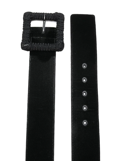 Shop Saint Laurent Corset Belt - Black