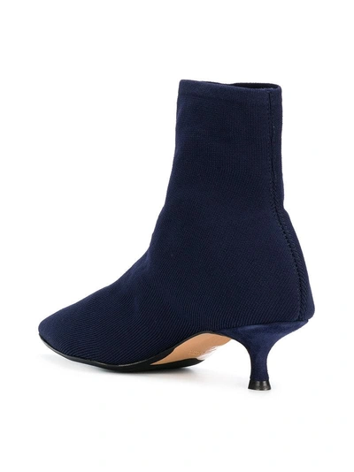 Shop Anna F . Ankle Sock Boots - Blue