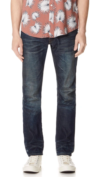 Shop Fabric Brand & Co. Selvedge Slim Fit Jeans In Doran