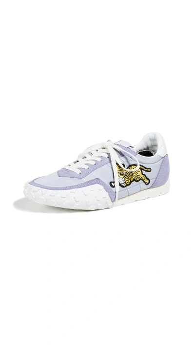 Shop Kenzo Move Sneakers In Light Blue