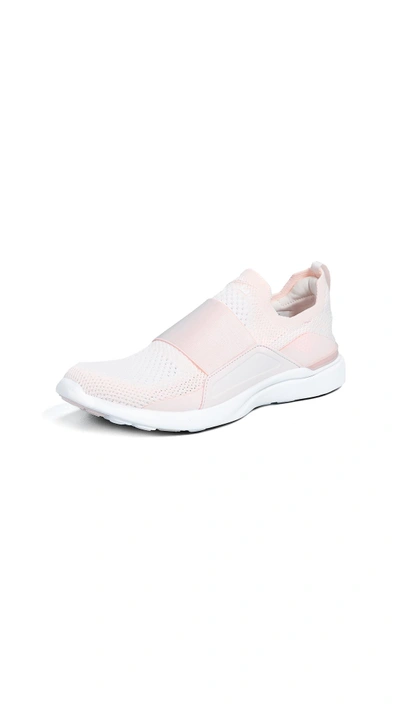 Shop Apl Athletic Propulsion Labs Techloom Bliss Sneakers In Nude/white