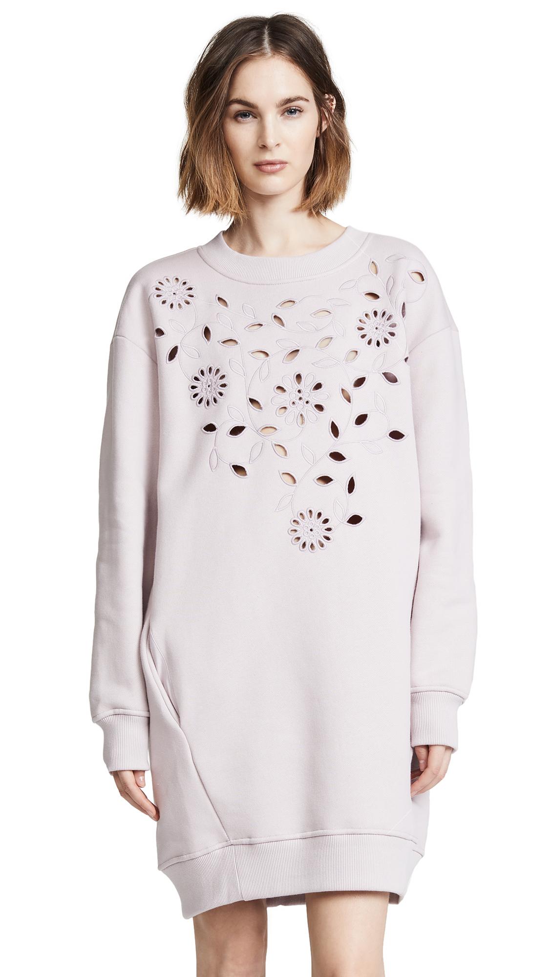 See By Chloé Sweatshirt Dress In Misty Lavender | ModeSens