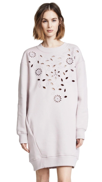 Shop See By Chloé Sweatshirt Dress In Misty Lavender