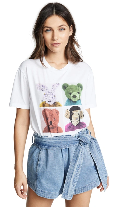 Shop Stella Mccartney Bad Toys T-shirt In White