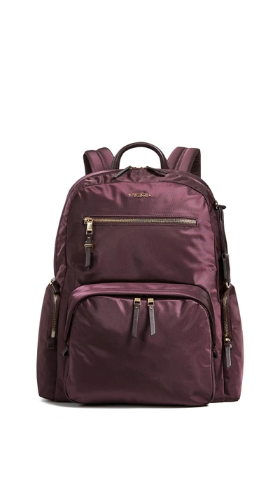 Shop Tumi Voyageur Carson Backpack In Maroon