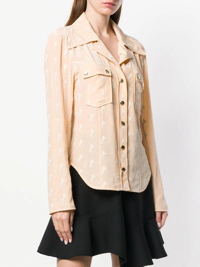 Shop Chloé Embroidered Horse Shirt