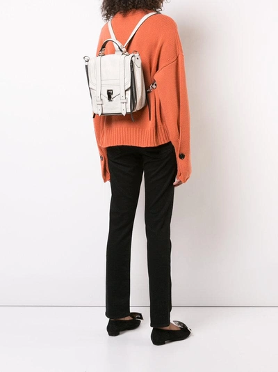 Shop Proenza Schouler Ps1+ Zip Backpack - White