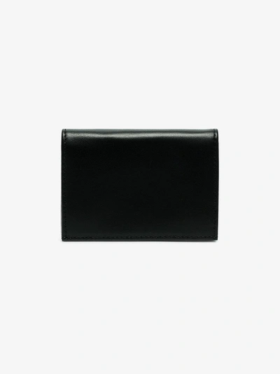 Shop Off-white Black And White "card" Small Leather Wallet