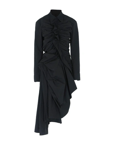 Shop Yohji Yamamoto Full-length Jacket In Black