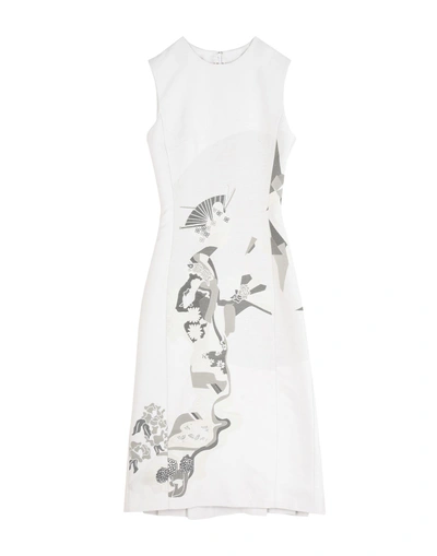 Shop Thom Browne Knee-length Dress In Light Grey