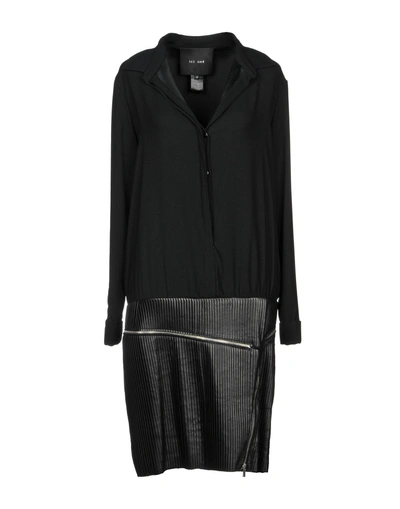 Shop Jay Ahr Knee-length Dress In Black