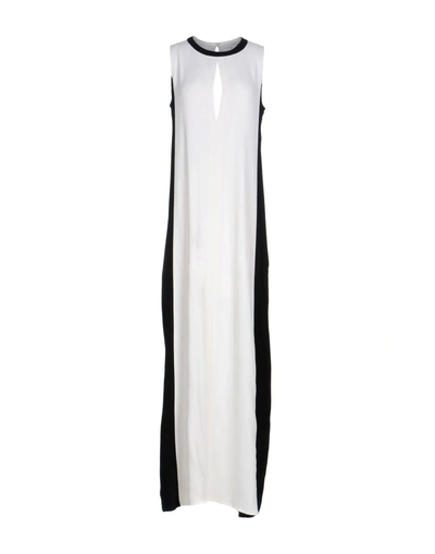 Shop Alexis Long Dress In Ivory