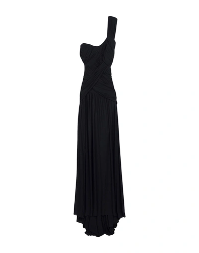 Shop Donna Karan Long Dress In Black