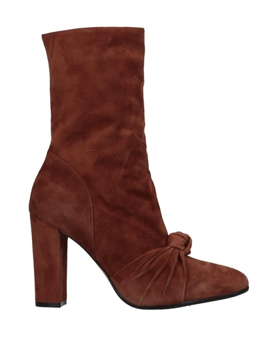 Shop Jean-michel Cazabat Ankle Boots In Tan