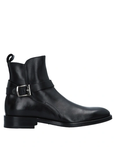 Shop Savio Barbato Ankle Boots In Black