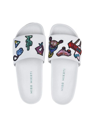 Shop Mira Mikati Sandals In White