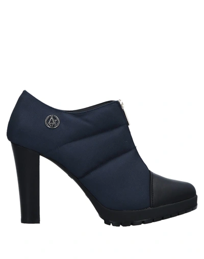 Shop Armani Jeans Ankle Boot In Dark Blue